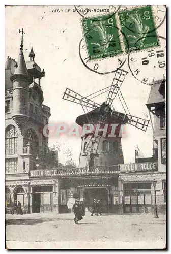 Paris Ansichtskarte AK Moulin rouge redmill