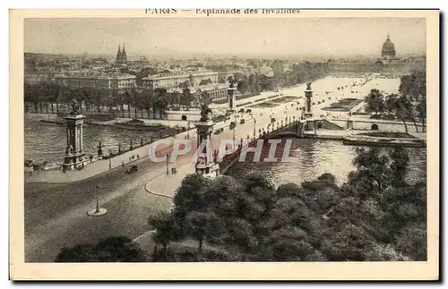 Paris Cartes postales Esplanade des Invalides