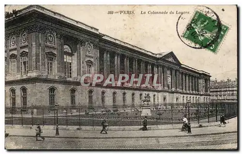 Paris Ansichtskarte AK Colonnade du Louvre