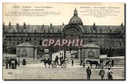 Paris Cartes postales Les Invalides Entree principale