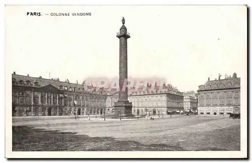 Paris Cartes postales Colonne Vendome