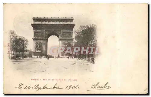 Paris Cartes postales Arc de triomphe de l&#39etoile