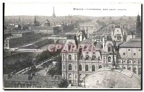 Paris Cartes postales Panorama des 7 ponts