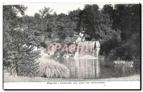 Paris Ansichtskarte AK Cascade du bois de Boulogne