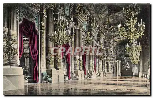 Paris Ansichtskarte AK Theatre National de l&#39opera le grand foyer