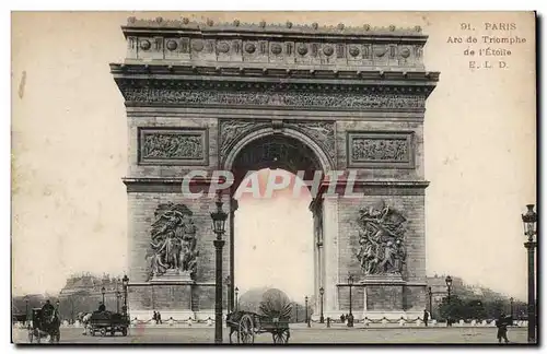 Paris Cartes postales Arc de triomphe de l&#39etoile