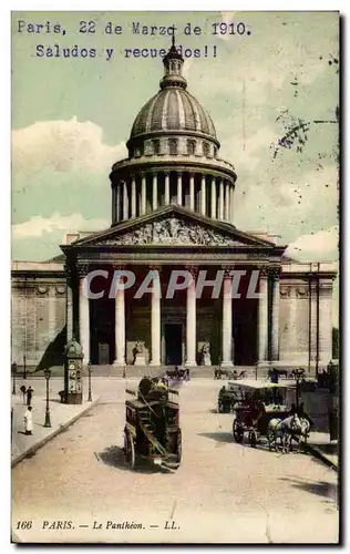 Paris Cartes postales Le pantheon