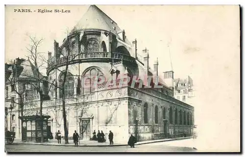 Paris Ansichtskarte AK Eglise St leu