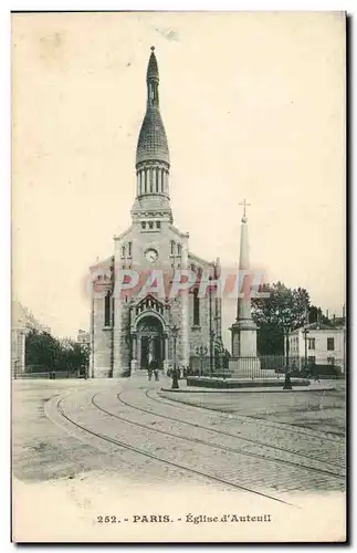 Paris Cartes postales Eglise d&#39Auteuil