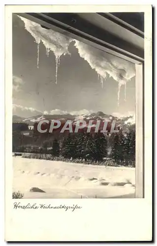 Cartes postales Fantaisie Paysage sous la neige