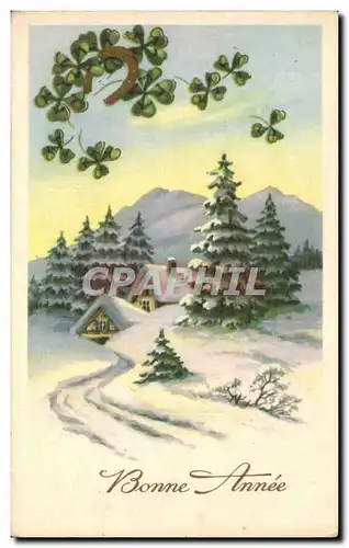 Cartes postales Fantaisie Bonne annee