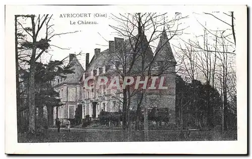 Cartes postales Avricourt Le chateau