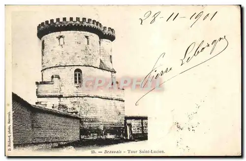 Cartes postales Beauvais Tour Saint Lucien