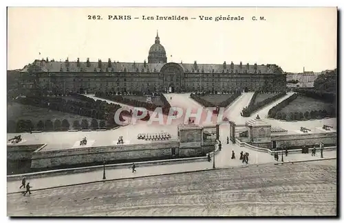 Paris Cartes postales Les invalides Vue generale