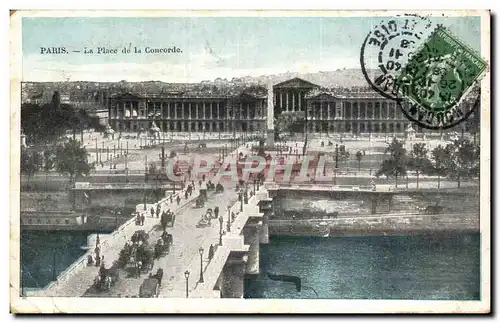 Paris Cartes postales La place de la Concorde