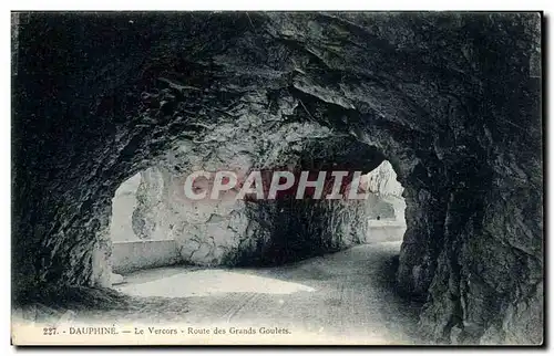 Ansichtskarte AK DAuphine Le Vercors Route des grands goulets