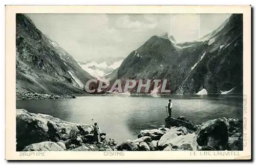 Ansichtskarte AK Dauphine Oisans Le lac Lauvitel