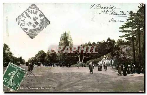 Paris Ansichtskarte AK Bois de Boulogne La cascade