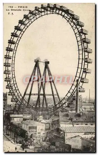 Paris Cartes postales La grande roue