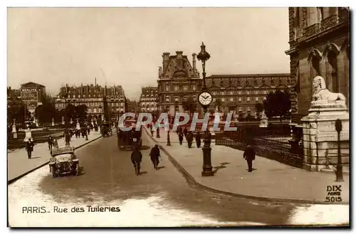 Paris Cartes postales Rue des Tuileries