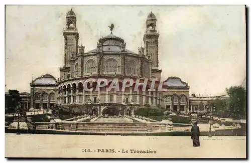 Paris Cartes postales Trocadero ( decoration brilliants )