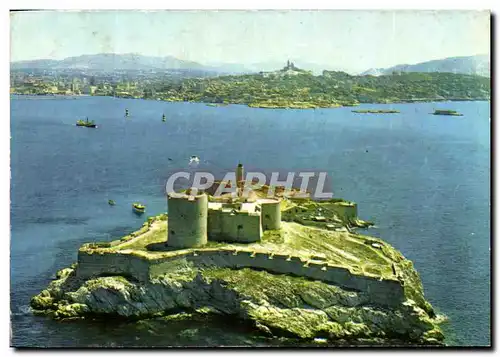 Cartes postales moderne Marseile Vue aerienne du chateau d&#39if