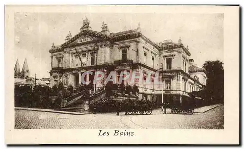 Cartes postales Spa Les bains
