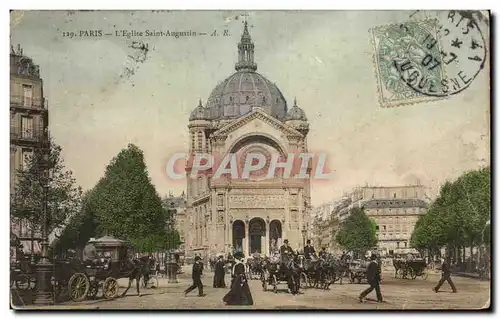 Paris Cartes postales Eglise Saint Augustin