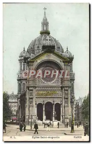 Paris Cartes postales Eglise Saint Augustin