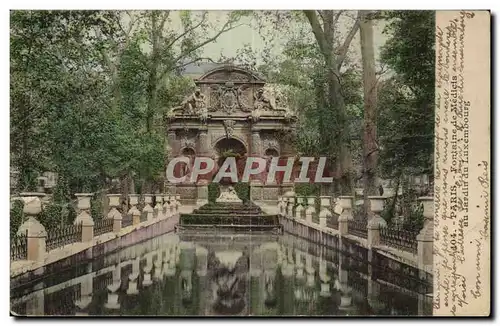 Cartes postales Paris Jardin du Lxuembourg Fontaine de Medicis