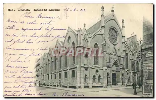 Ansichtskarte AK Paris Eglise St Eugene