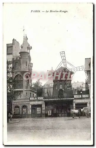 Ansichtskarte AK Paris Moulin rouge (redmill)