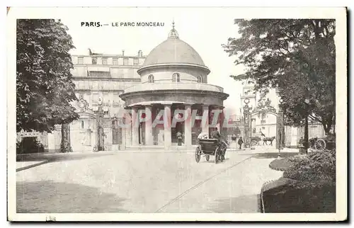 Cartes postales Paris le parc Monceau