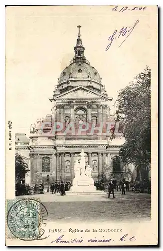 Ansichtskarte AK Paris Eglise de la Sorbonne