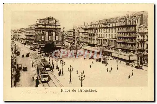 Cartes postales Bruxelles Place de Brouckere