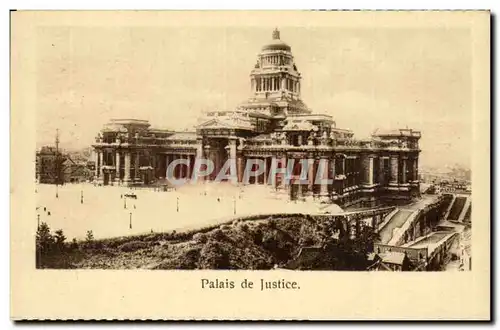 Cartes postales Bruxelles Palais de justice