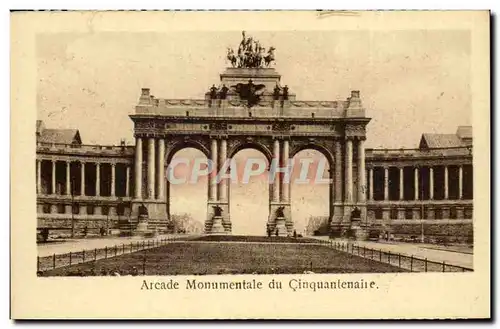 Ansichtskarte AK Bruxelles Arcade monumentale du cinquantenaire