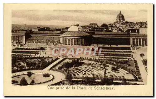 Cartes postales Bruxelles Vue prise de la porte de Schaerbeek
