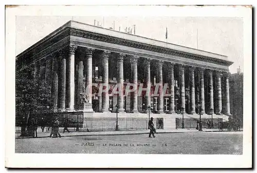 Paris Cartes postales le palais de la Bourse