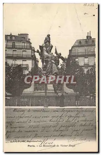 Paris Ansichtskarte AK Monument de Victor Hugo