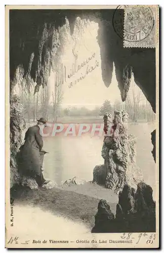 Ansichtskarte AK Bois de Vincennes GRotte du lac Daumesnil