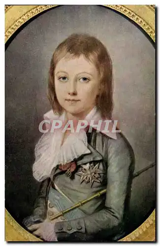 Cartes postales moderne Fantaisie Enfant kucharski alexanddre Ecole polonaise Portrait de Louis XVII