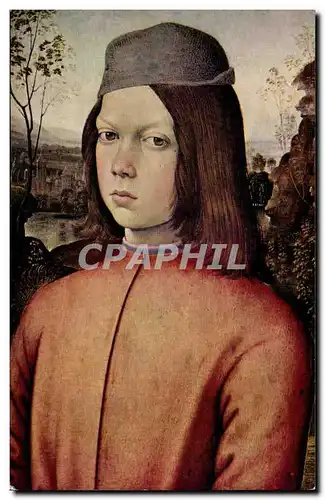 Cartes postales moderne Fantaisie Pinturicchio Bernardino Portrait de jeune garcon Dresde