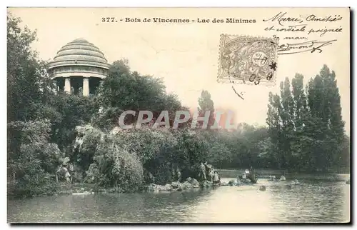 Ansichtskarte AK Bois de Vincennes Lac des Minimes