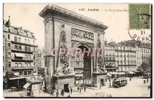 Cartes postales Paris Porte Saint Denis