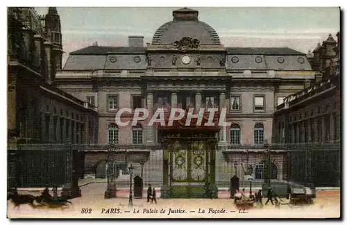 Ansichtskarte AK Paris Palais de justice La facade