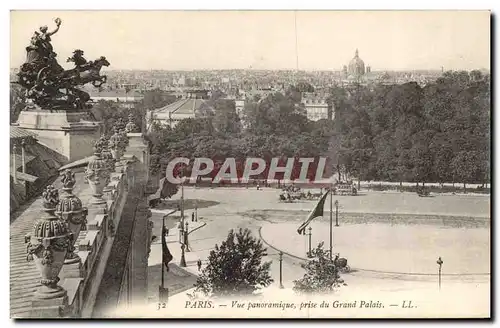 Ansichtskarte AK Paris Vue panoramique prise du grand palais