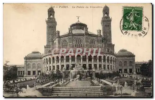 Cartes postales Paris le Trocadero