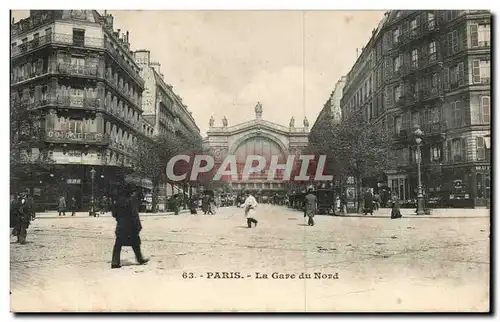 Cartes postales Paris La gare du Nord