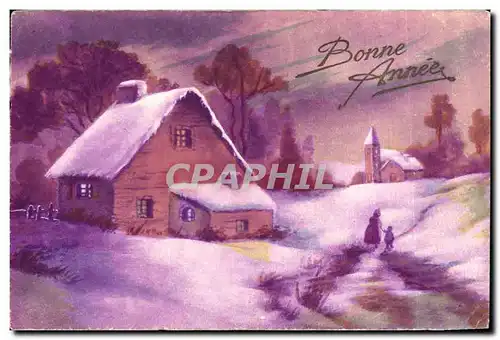 Cartes postales Fantaisie Bonne annee